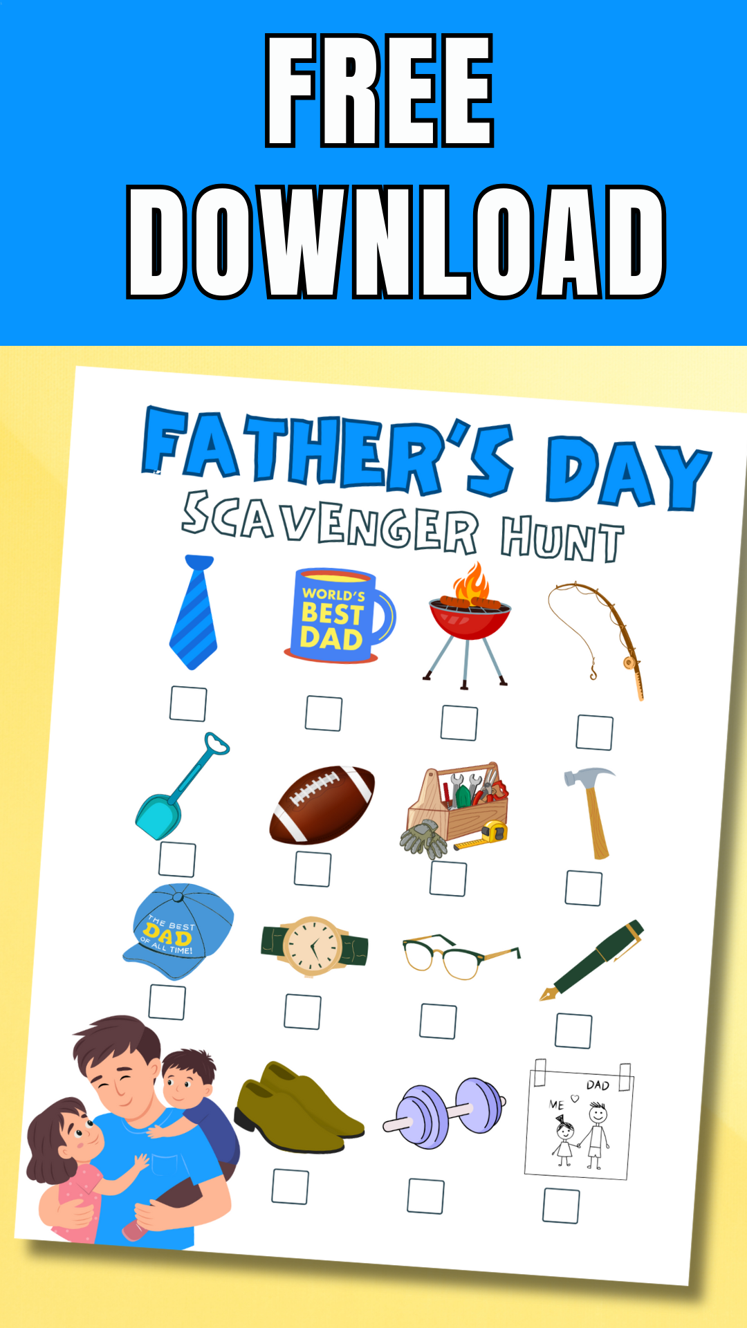 fathers day scavenger hunt