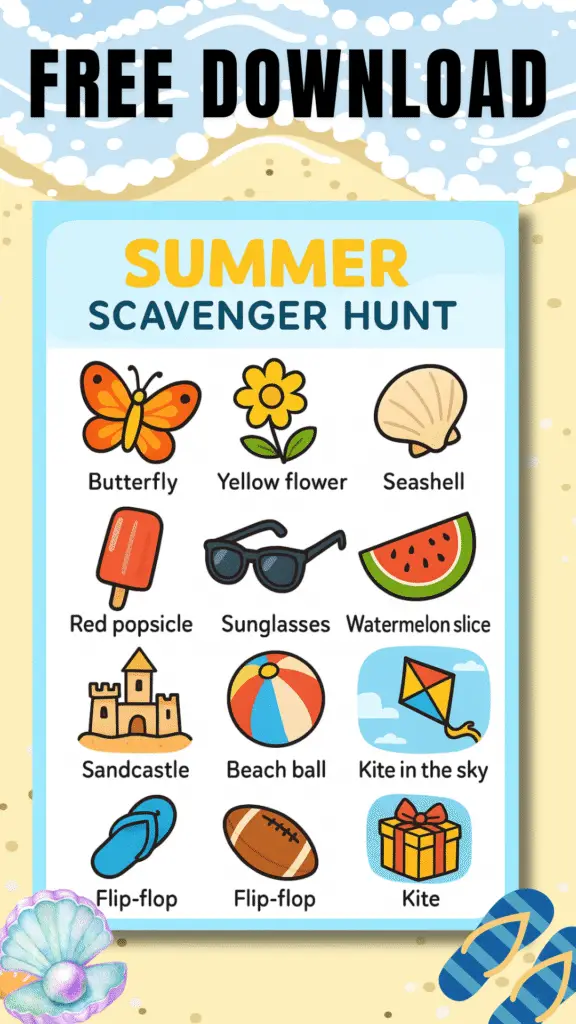 FREE DOWNLOAD work (1) Scavenger hunt printable